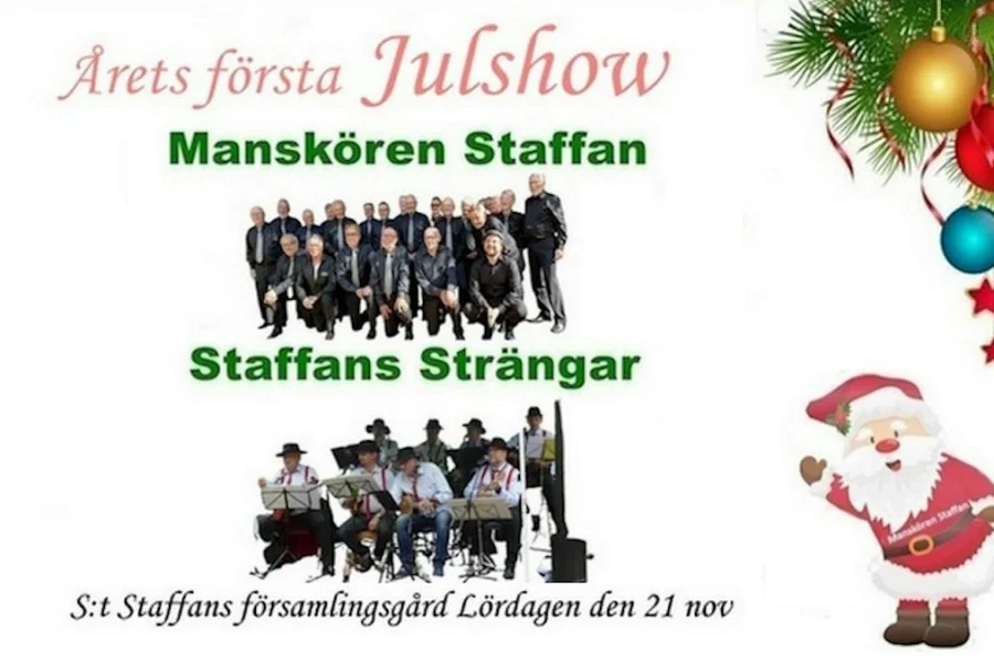 Årets första julshow