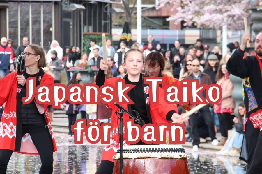 Taiko för barn – Prova på japanskt trumspel!