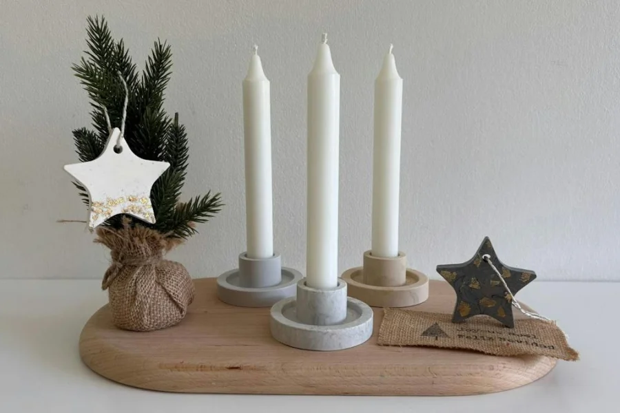 Skapa ditt eget julset i Jesmonite