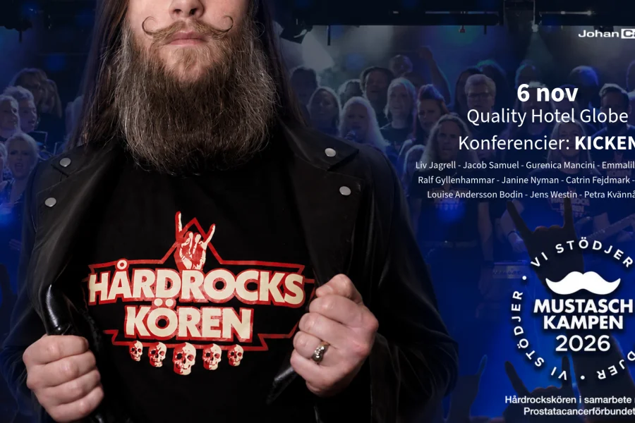 Mustaschkampen med Hårdrockskören