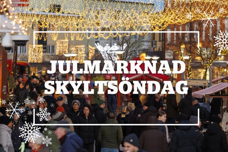 Julmarknad på Skyltsöndag