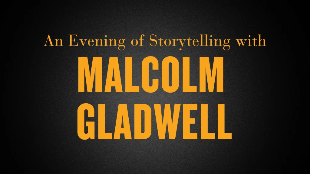 En kväll med berättande med Malcolm Gladwell