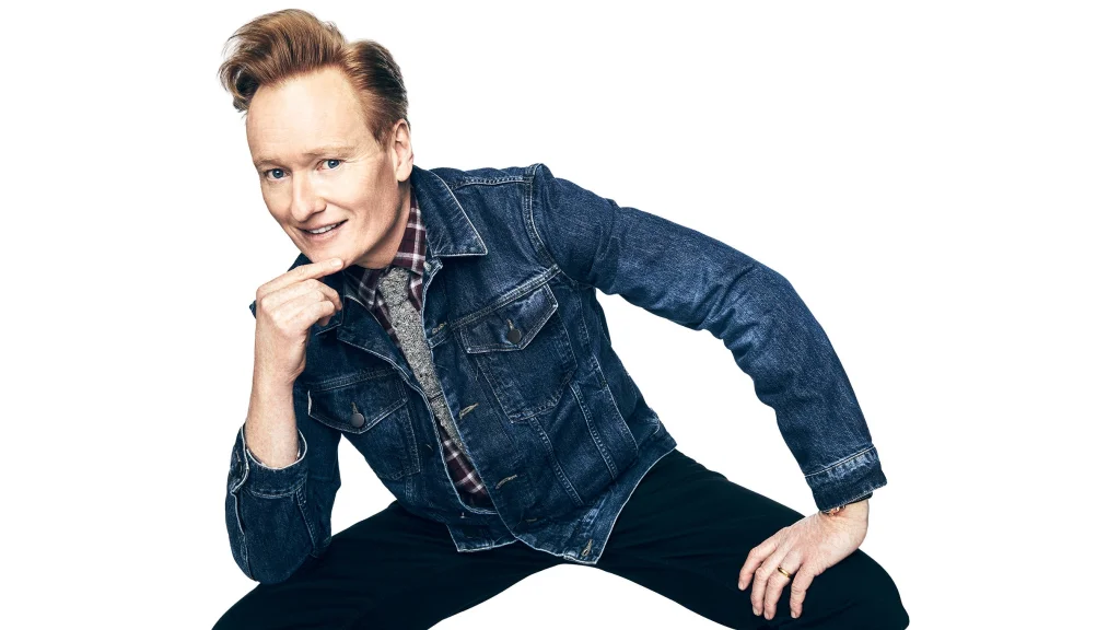 Conan O'Brien med David Remnick