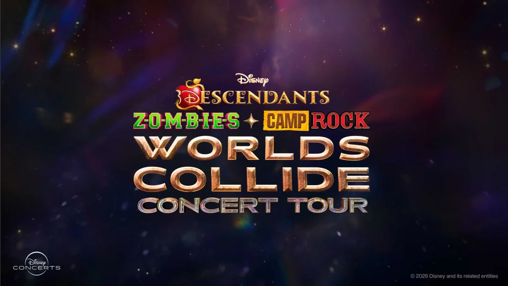 Disney Descendants, ZOMBIES och Camp Rock: Worlds Collide – konsertturné