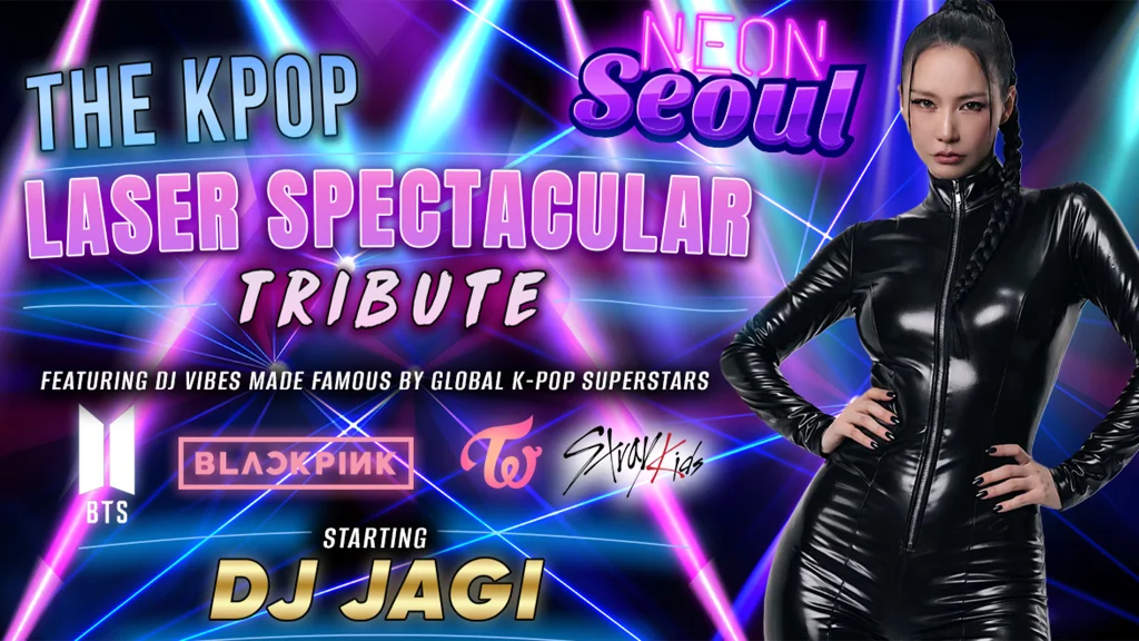 K-pop-lasershow med hyllning till genren
