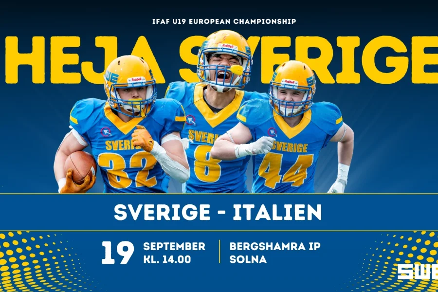 Junior-EM i amerikansk fotboll: Sverige – Italien