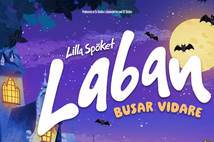 Lilla spöket Laban busar vidare