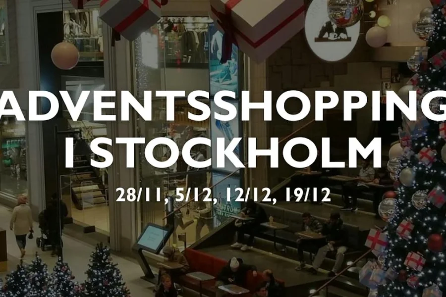 Adventsshopping i Stockholm