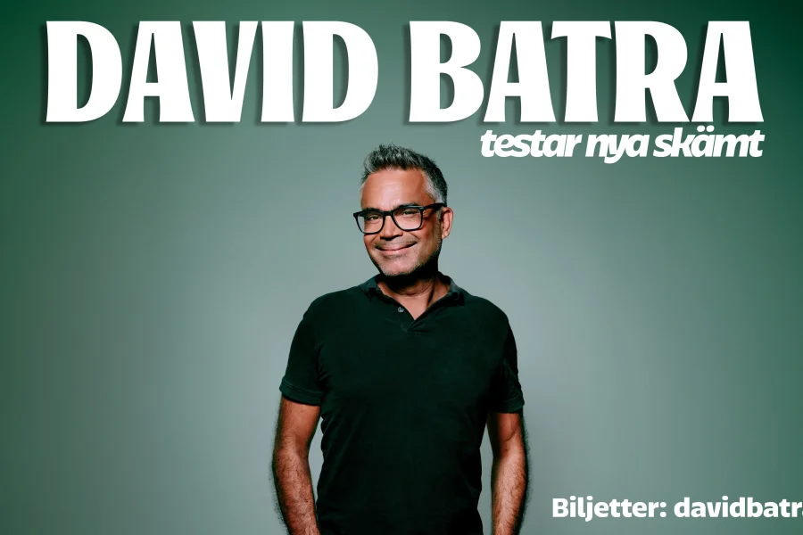 David Batra testar nya skämt