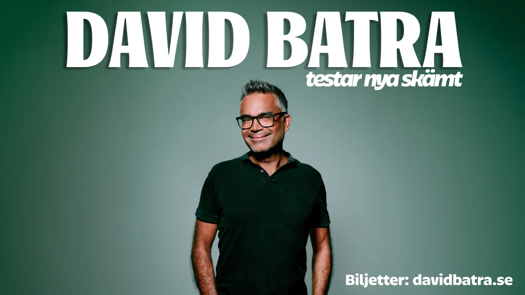 David Batra testar nya skämt
