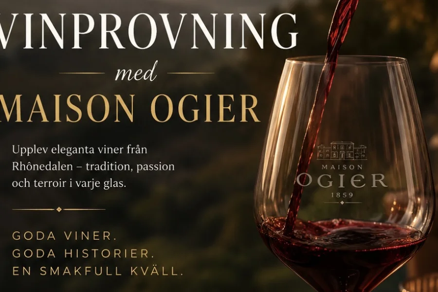 Vinmakarmiddag med Maison Ogier