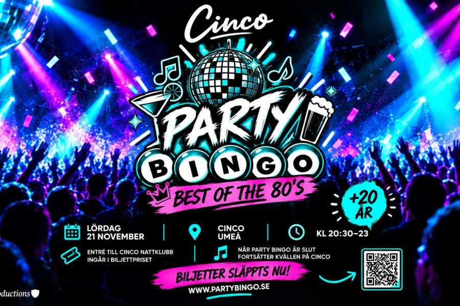 Party Bingo – Best of the 80s