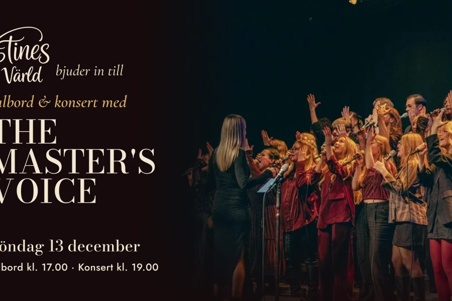 Julbord och konsert med The Masters Voice