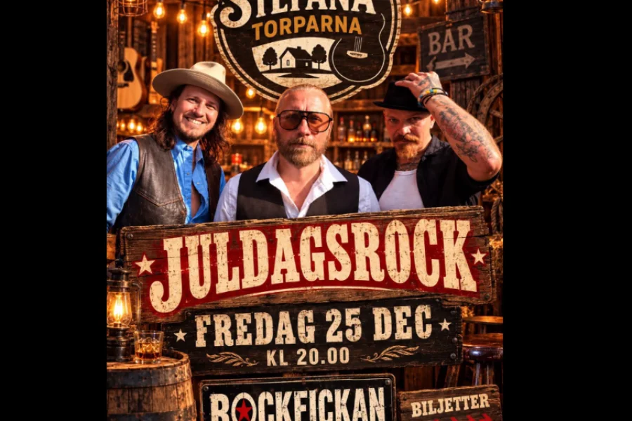Juldagsrock och party med Stefan Å Torparna