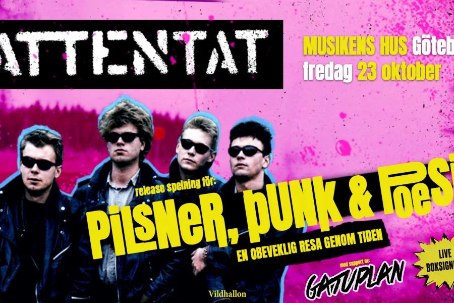 Attentat – Pilsner, punk & poesi