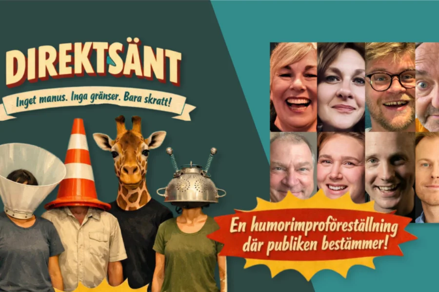 Direktsänt – improviserad humorshow