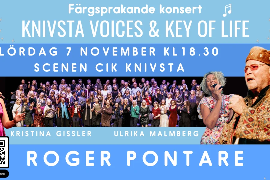Knivsta Voices med Roger Pontare & Key of Life