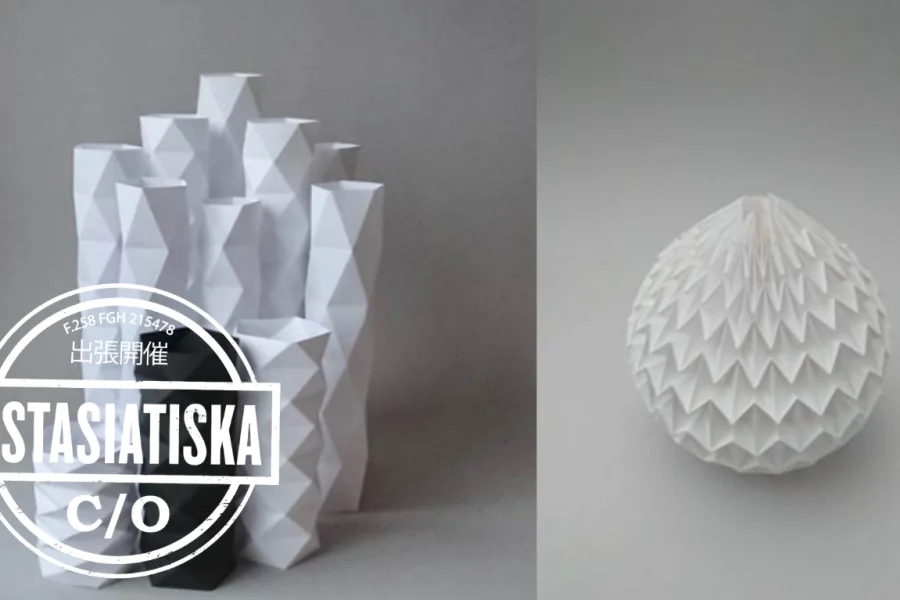 Origami – Pappersvikning kryssmönster