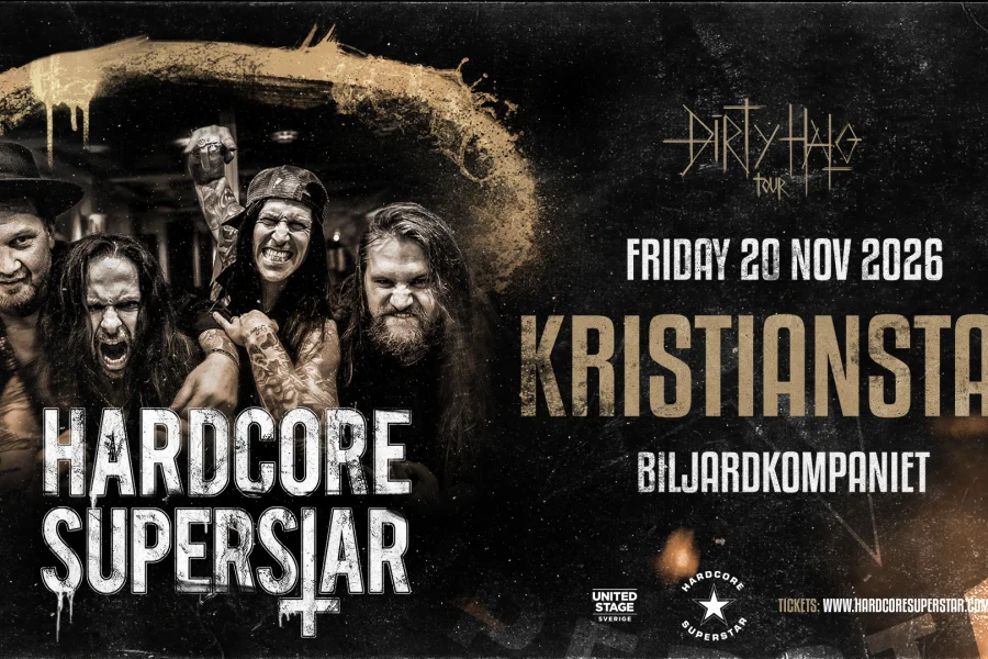 Hardcore Superstar – Dirty Halo Tour