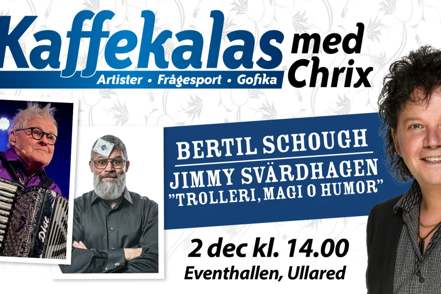 Kaffekalas med Bertil Schough och Jimmy Svärdhagen