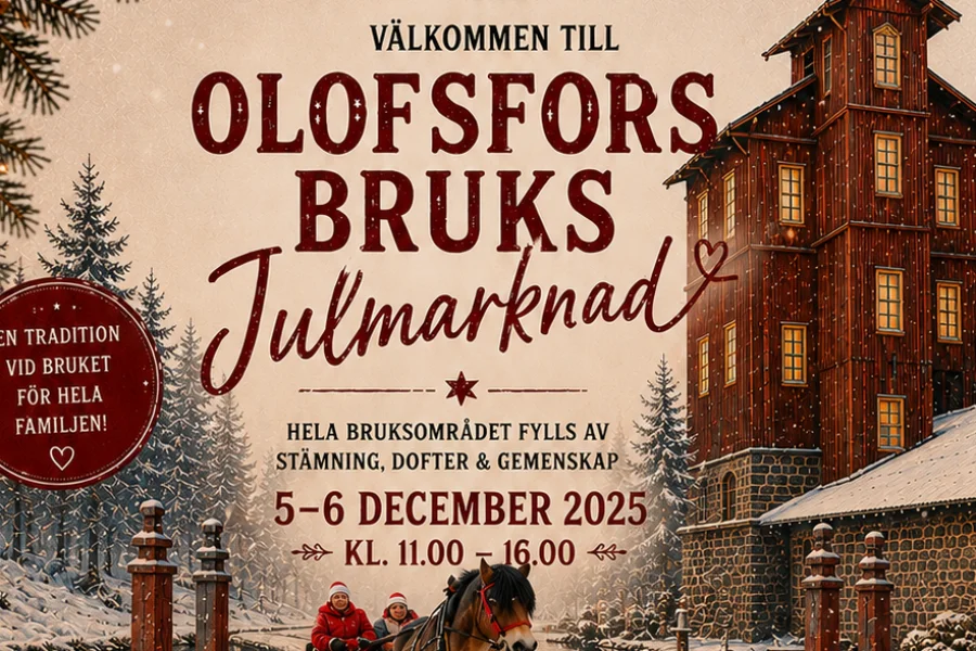 Olofsfors traditionella julmarknad