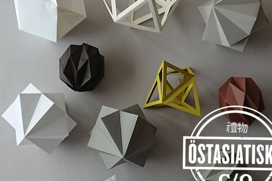 Origami julpyssel