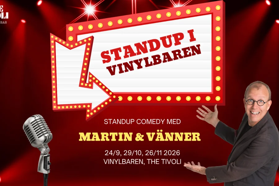 Standup i Vinylbaren med Martin & vänner