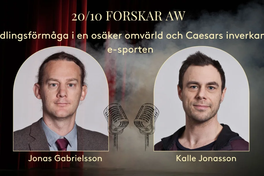 Ett smörrebröd, en dryck och två forskare