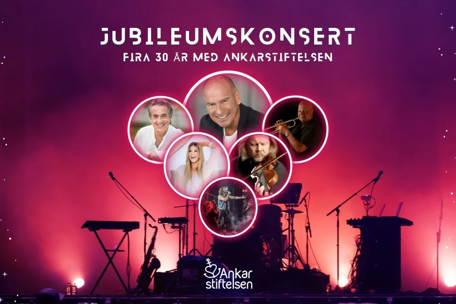 Jubileumskonsert – Fira 30 år med Ankarstiftelsen