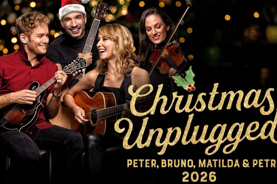 Christmas Unplugged med Peter, Bruno, Matilda och Petra Wahlgren