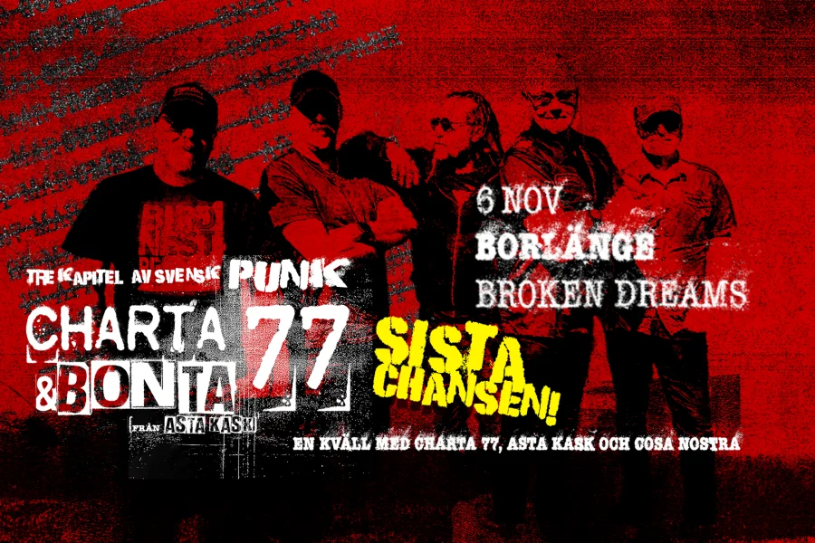 BD Live! – Charta 77 & Bonta från Asta Kask
