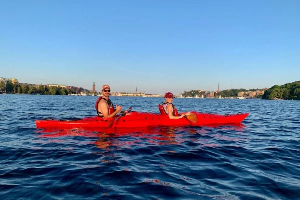 Guidad kajaktur i centrala Stockholm