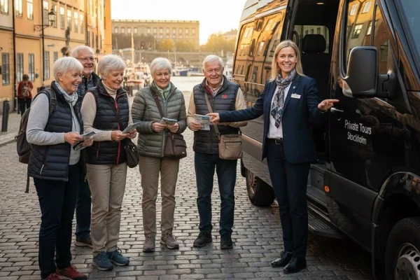 Privat 4h VIP stadsrundtur med limousinebil och guide i Stockholm