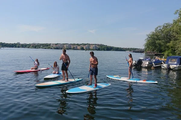 Stand up Paddling i centrala Stockholm