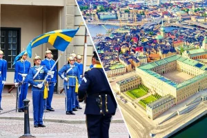 Kungliga slottets entré och Gamla Stans guidade visning