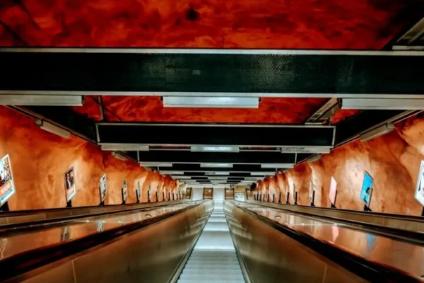 Stockholm Subway Art och Photo Tour Världens längsta galleri