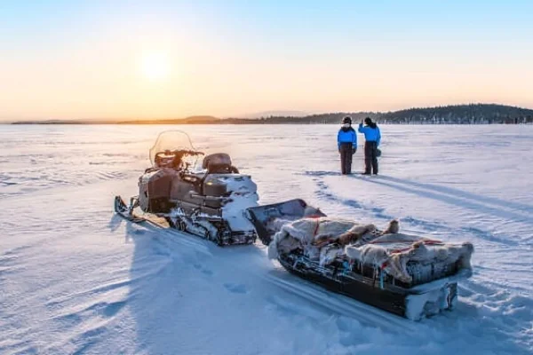 Skoteräventyr i Lappland: Guidad tur från Kiruna