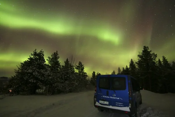 Guidad norrskenstur i Kiruna