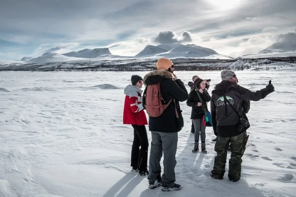 Morgonvandring i Abisko National Park