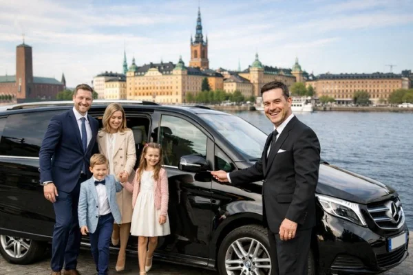 Privat heldags VIP-stadstur med limousinebil i Stockholm
