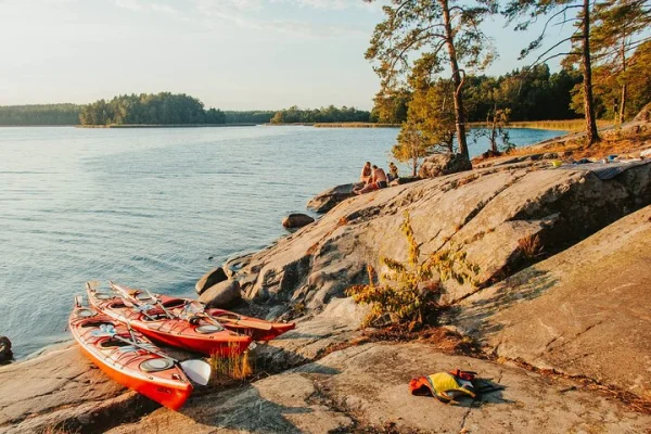 Privat kajaktur i Stockolms skärgård