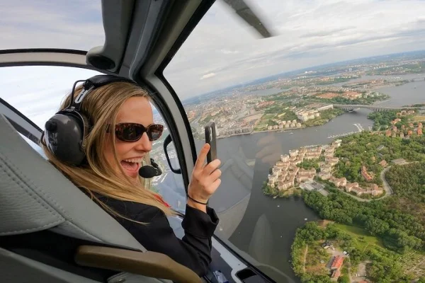 Stockholm höjdpunkter i en 12 - minuters helikoptertur