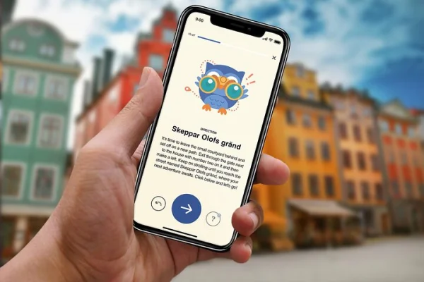 Självguidad tur i Gamla stan med interaktiva utmaningar
