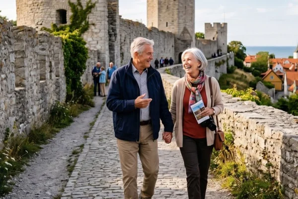 Privat romantisk arkitektvandring i Visby