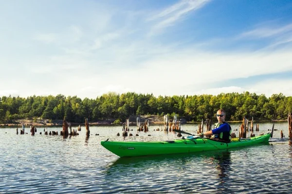2-dagars kajakäventyr runt Vaxholm i Stockholms skärgård - självstyrd