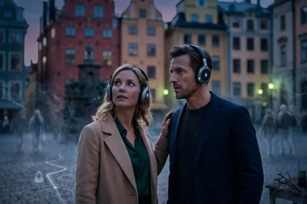 Digital självstyrd spökvandring och historisk rundtur Gamla Stan