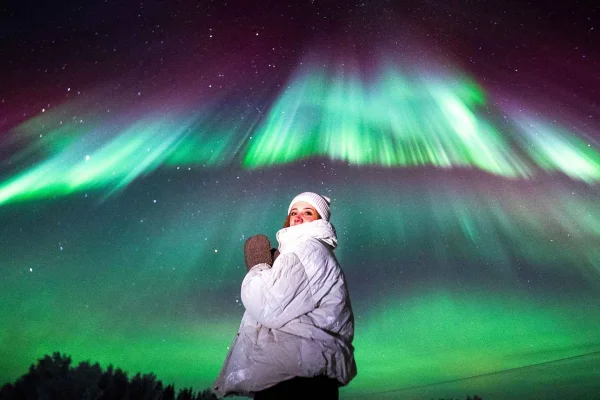 ⭐Rovaniemi: 100 % garanterad norrskensjakt och liten grupp✅