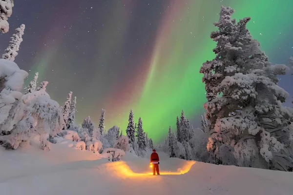 Julfirande: Från Kiruna till Abisko