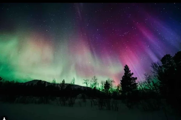 Nyårsfirande: Från Kiruna till Abisko