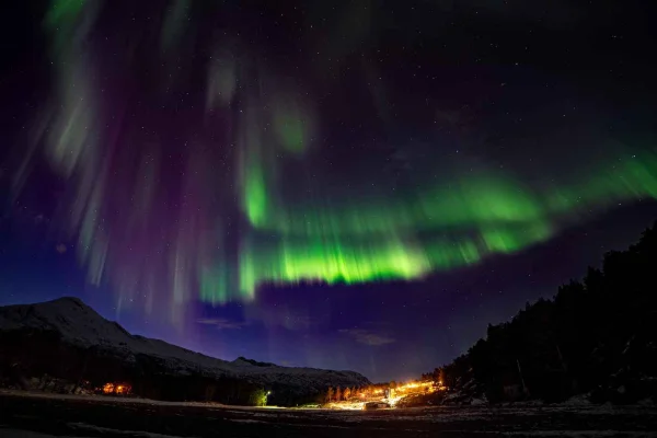 Kiruna: Workshop för att fotografera norrsken med smartphone och arktisk provsmakning